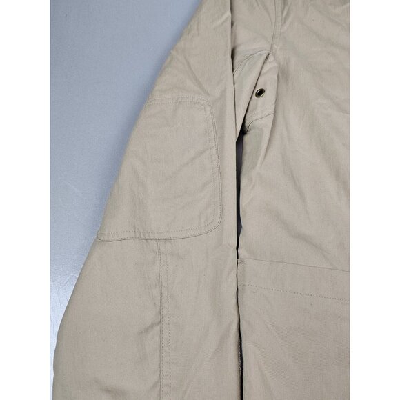 Duluth Trading Co Mens Large Jacket Blazer 2 Button Khaki 100%‎ Cotton. - Picture 3 of 7